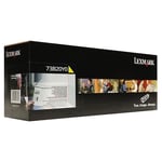 Lexmark 73B20Y0 toner cartridge geel (origineel)