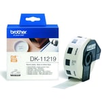 Brother DK-11219 rond label wit / 12mm x 12mm (origineel)