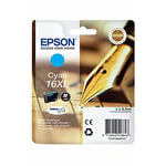 Epson T1632 inkt cartridge cyaan hoge capaciteit nr. 16XL (origineel)