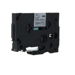 Brother TZe-S231 - 8m zwart op wit / gelamineerd tape / sterk klevend / 12mm (huismerk)