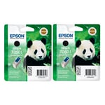 Epson T0501 inkt cartridge zwart ( 2 stuks ) origineel