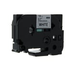 Brother TZe-S241 - 8m zwart op wit / gelamineerd tape / extra klevend / 18mm (huismerk)