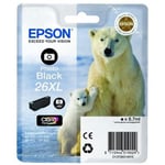 Epson T2631 inkt cartridge foto zwart hoge capaciteit nr. 26XL (origineel)