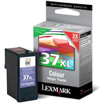 Lexmark 18C2180 inkt cartridge kleur hoge capaciteit nr. 37XL (origineel)