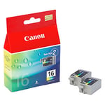 Canon BCI-16C inkt cartridge ( 2 stuks ) origineel