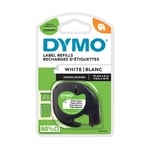 DYMO 91200 - 4m wit papier / LetraTag tape / 12mm (origineel)