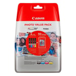 Canon CLI-551 XL BK/C/M/Y serie incl. 50 vel fotopapier (origineel)