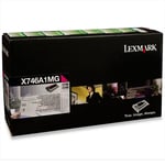 Lexmark X746A1MG toner cartridge magenta (origineel)
