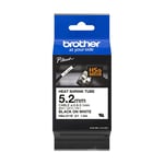 Brother HSe-211E krimpkous tape zwart op wit 6 mm