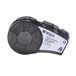 Brady M21-136-499 tape nylonweefsel zwart op wit 38,10 mm x 19,05 mm (origineel)