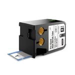 DYMO 1868718 XTL voorgesneden krimpkous tape zwart op wit 12mm (origineel)