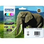 Epson 24XL (T2438) bundel 6 kleuren (BK/C/M/Y/LC/LM) hoge cap.