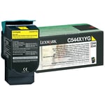 Lexmark C544X1YG toner cartridge geel extra hoge capaciteit (origineel)