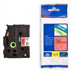 Brother TZe-461 - 8m zwart op rood / gelamineerd tape / 36mm (origineel)