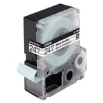 Epson LC-6TBN9 - 9m zwart op transparant / gelamineerd tape / 24mm (origineel)