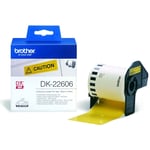 Brother DK-22606 continue filmtape geel / 62 x 15.24m (origineel)