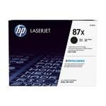 HP CF287X toner cartridge zwart hoge capaciteit nr. 87X (origineel)