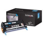 Lexmark X560A2CG toner cartridge cyaan (origineel)