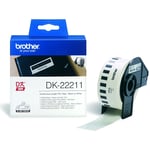 Brother DK-22211 continue filmtape wit / 29mm x 15.24m (origineel)