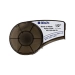 Brady M21-500-499-TB tape nylonweefsel | zwart op wit | 12,7mm x 4,90m