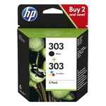 HP 3YM92AE nr. 303 zwart en kleur (origineel)