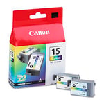 Canon BCI-15C inkt cartridge kleur ( 2 stuks ) origineel
