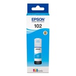 Epson 102 inktfles cyaan (origineel)