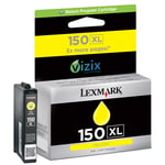 Lexmark 14N1618E inkt cartridge geel hoge capaciteit nr. 150XL (origineel)