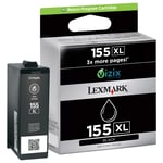 Lexmark 14N1619E inkt cartridge zwart hoge capaciteit nr. 155XL (origineel)