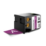 DYMO 1868795 XTL tape vinyl wit op paars 54mm (origineel)