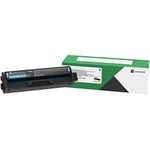 Lexmark C332HC0 toner cartridge cyaan hoge capaciteit (origineel)