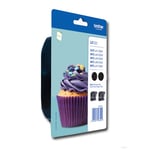 Brother LC-123BK inktcartridge zwart 2 stuks (origineel)