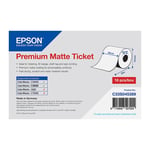 Epson C33S045389 premium matte doorlopende ticket-rol 80mm x 50m (origineel)