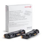 Xerox 106R04349 toner cartridge zwart 2 stuks (origineel)
