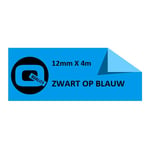 DYMO 91205 - 4m plastic blauw / LetraTag tape / 12mm (huismerk)