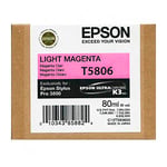 Epson T5806 inkt cartridge licht magenta (origineel)