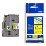 Brother TZe-631 - 8m zwart op geel / gelamineerd tape / 12mm (origineel)