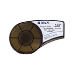 Brady M21-125-C-342 tape krimpkous | zwart op wit | 6,00mm x 2,10m