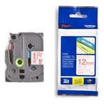 Brother TZe-232 - 8m rood op wit / gelamineerd tape / 12mm (origineel)
