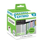 DYMO 99019 - brede ordner etiketten / 1x110 stuks / zelfklevend / 190x38mm (origineel)