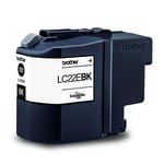 Brother LC-22EBK inkt cartridge zwart (origineel)
