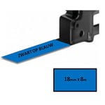 Brother TZe-541 - 8m zwart op blauw / gelamineerd tape / 18mm (huismerk)