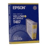 Epson T487 inkt cartridge geel (origineel)