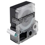 Epson LC-6SBE9 - 9m zwart op mat zilver / gelamineerd tape / 24mm (origineel)