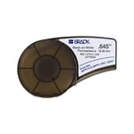 Brady M21-375-C-342 tape krimpkous | zwart op wit | 16,38mm x 2,10m