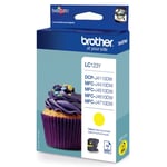 Brother LC-123Y inkt cartridge geel (origineel)