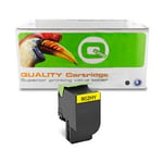 Lexmark 80C2HY0 toner cartridge geel hoge capaciteit nr. 802HY (huismerk)
