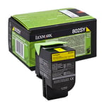 Lexmark 80C2SY0 toner cartridge geel nr. 802SY (origineel)