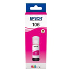 Epson 106 inktfles magenta (origineel)