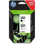 HP N9J72AE serie ( 301 BK / 301 C ) origineel